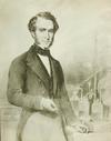 Drawing of Professor John Smith in his lab